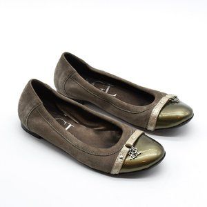 AGL Cap Toe Flats with Charms 34.5